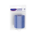 Hansaplast Selbsthaft. Fixierbinde blau 4mx6 cm