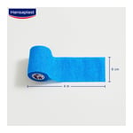 Hansaplast Selbsthaft. Fixierbinde blau 4mx6 cm