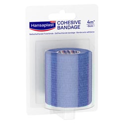Hansaplast Selbsthaft. Fixierbinde blau 4mx6cm