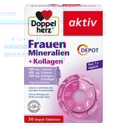 Doppelherz Frauen Mineralien + Kollagen Depot