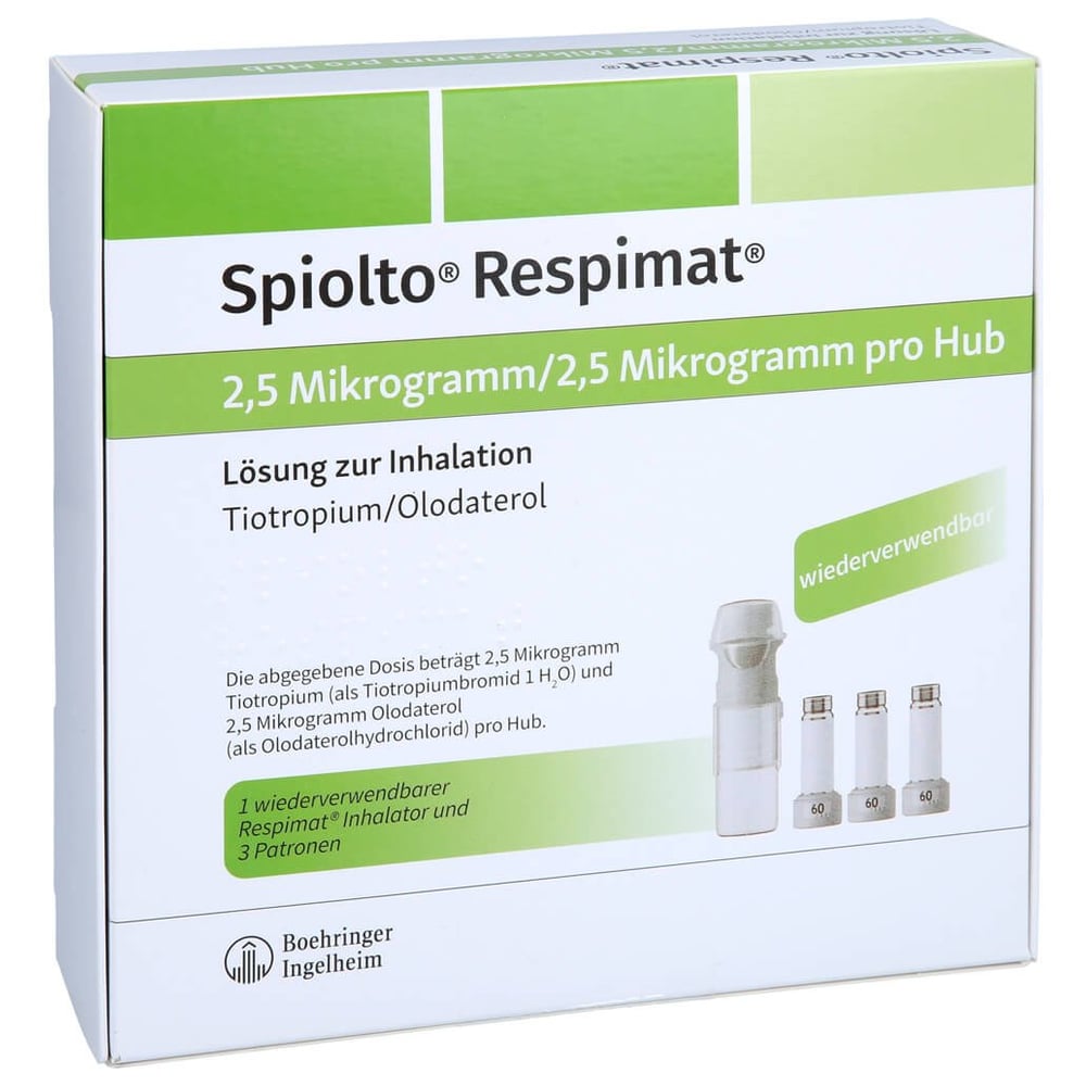 Spiolto Respimat 2.5 ug/2.5 ug Hub wiederverwendb.