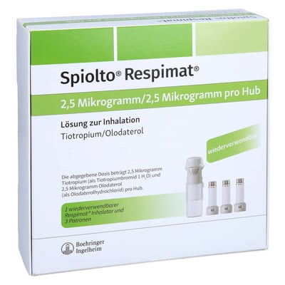 Spiolto Respimat 2.5 ug/2.5 ug Hub wiederverwendb.