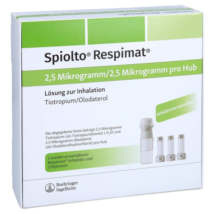 Spiolto Respimat 2.5 ug/2.5 ug Hub wiederverwendb.