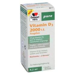 Doppelherz Vitamin D3 2000 I.E. pure