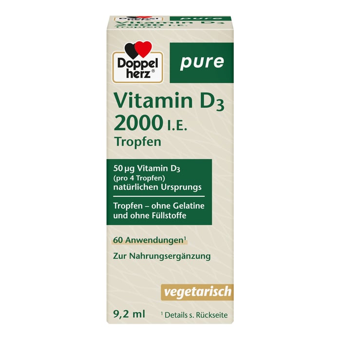 Doppelherz Vitamin D3 2000 I.E. pure