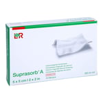 Suprasorb A Calciumalginat Kompresse 5x5 cm Produktbild 1