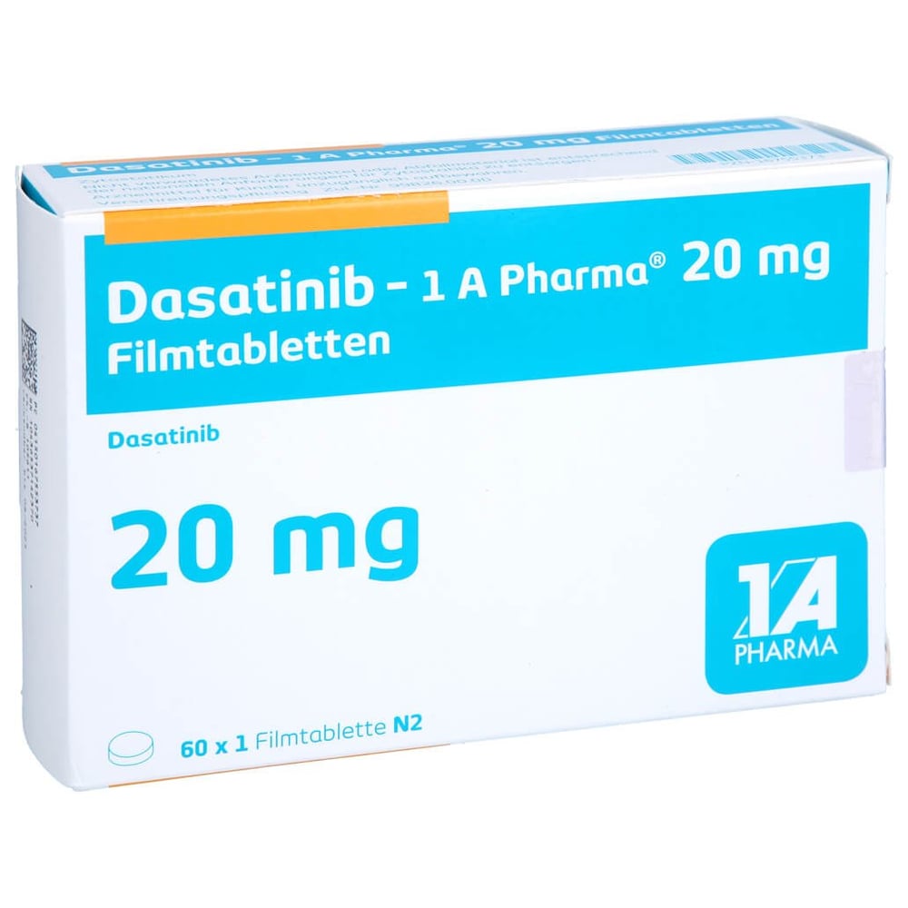 Dasatinib - 1 A Pharma 20 mg Filmtabletten