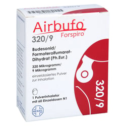 Airbufo Forspiro 320 Mikrogramm/9 Mikrogramm/Dosis
