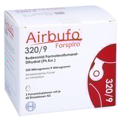 Airbufo Forspiro 320 Mikrogramm/9 Mikrogramm/Dosis