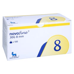 NovoFine 8 Kanülen 0,3 x 8 mm 30 G