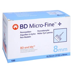 BD Micro-fine+ 8 0,25x8 mm