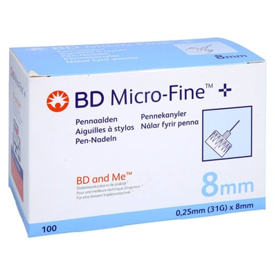 BD Micro-fine+ 8 0,25x8 mm Produktbild 1