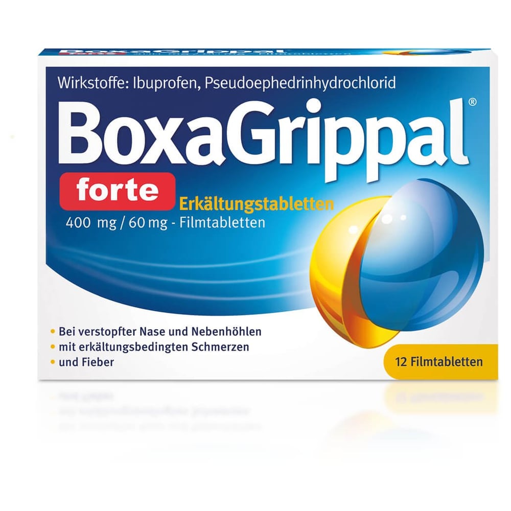BoxaGrippal forte Erkältungstabletten 400 mg/60 mg