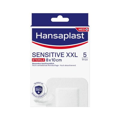 Hansaplast Wundverband Steril Sensitive 8x10 cm