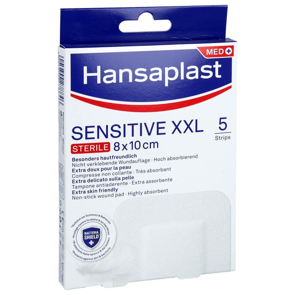Hansaplast Wundverband Steril Sensitive 8x10cm