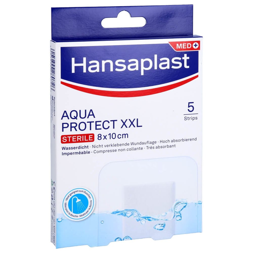 Hansaplast Wundverband Steril Aqua Protect 8x10cm