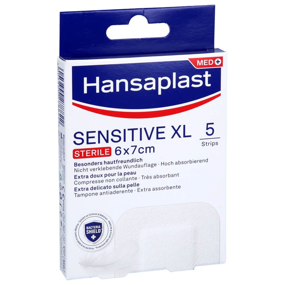 Hansaplast Wundverband Steril Sensitive 6x7cm