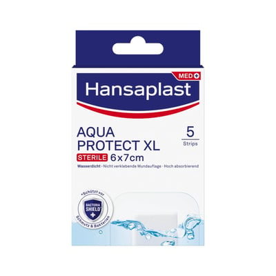 Hansaplast Wundverband Steril Aqua Protect 6x7 cm