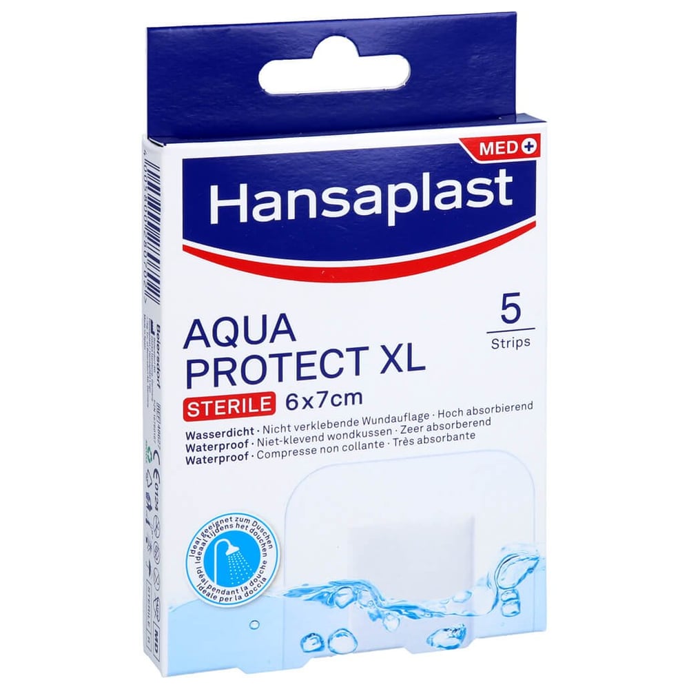 Hansaplast Wundverband Steril Aqua Protect 6x7cm