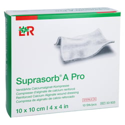 Suprasorb A Pro Calciumalginat Kompresse 10x10 cm