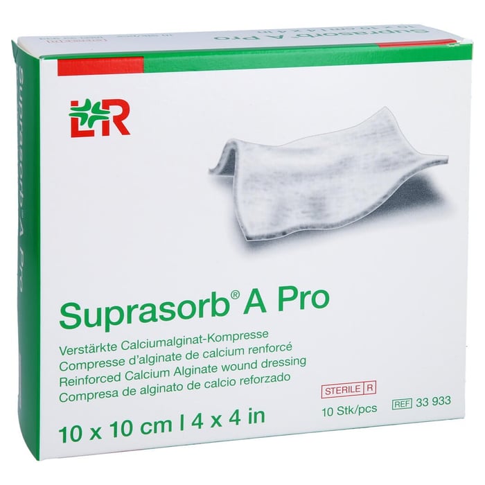 Suprasorb A Pro Calciumalginat Kompresse 10x10cm