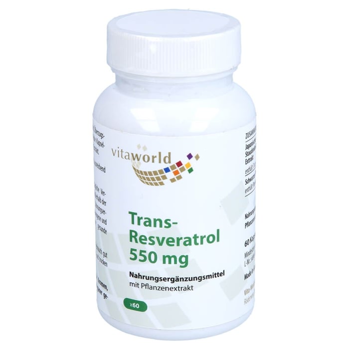 Trans-resveratrol 550 mg Kapseln