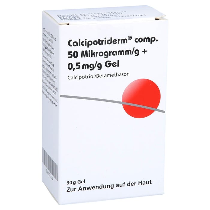 Calcipotriderm comp. 50 Mikrogramm/g + 0,5mg/g