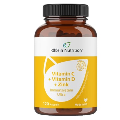 Vitamin C + Vitamin D + Zink Immunsystem Ultra Produktbild 1