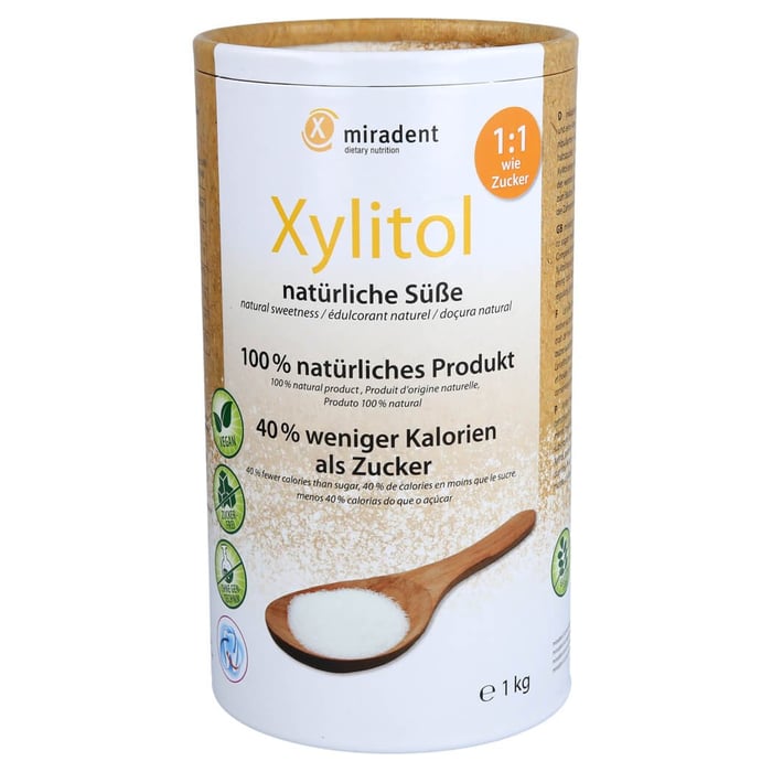 Miradent Xylitol Zuckerersatz Pulver