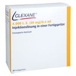 Clexane 4000 I.E. (40 mg)/0,4 ml Injektionslösung