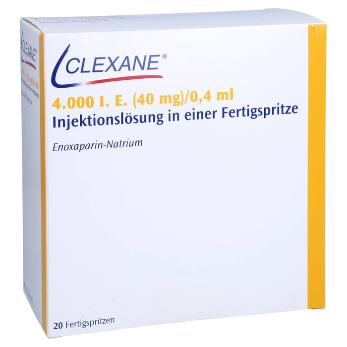 Clexane 4000 I.E. (40mg)/0,4ml Injektionslösung