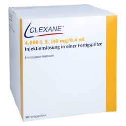 Clexane 4000 I.E. (40 mg)/0,4 ml Injektionslösung