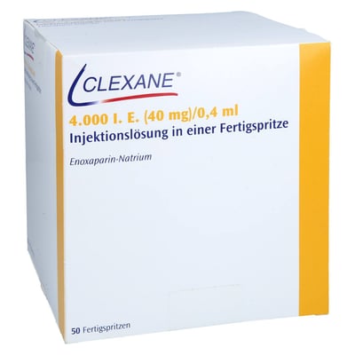 Clexane 4000 I.E. (40 mg)/0,4 ml Injektionslösung