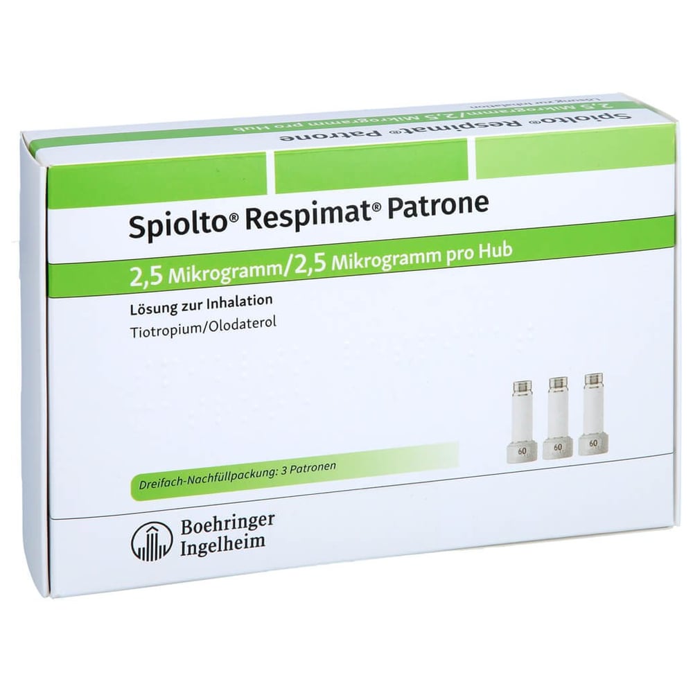 Spiolto Respimat 2.5 ug/2.5 ug Hub Nachfüllpackung