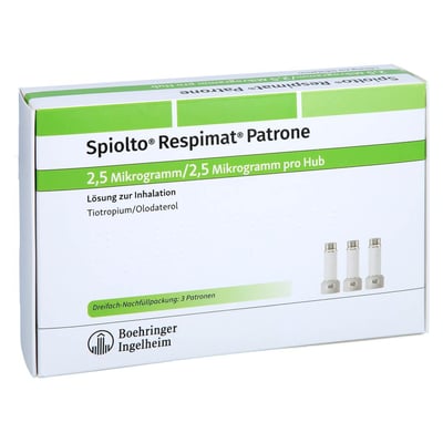 Spiolto Respimat 2.5 ug/2.5 ug Hub Nachfüllpackung