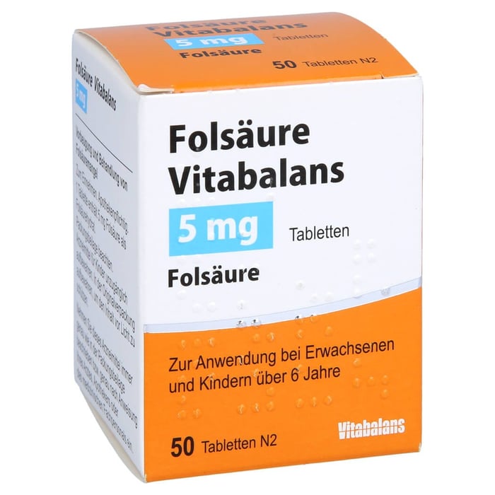 Folsäure Vitabalans 5mg