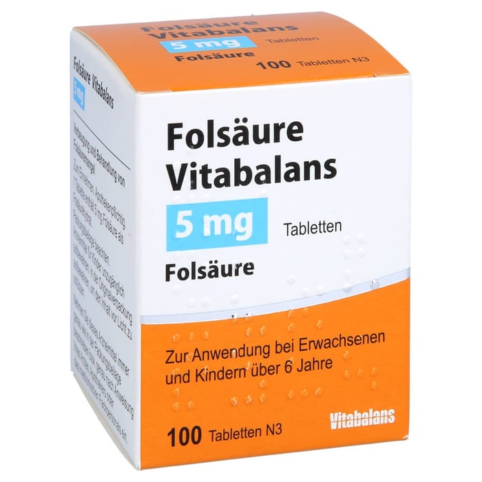 Folsäure Vitabalans 5mg