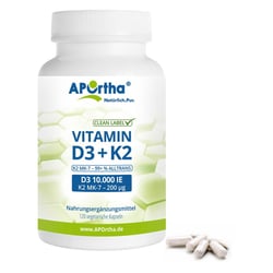 D3 10.000 I.E.+K2 MK-7 200 µg vegetarisch Kapseln