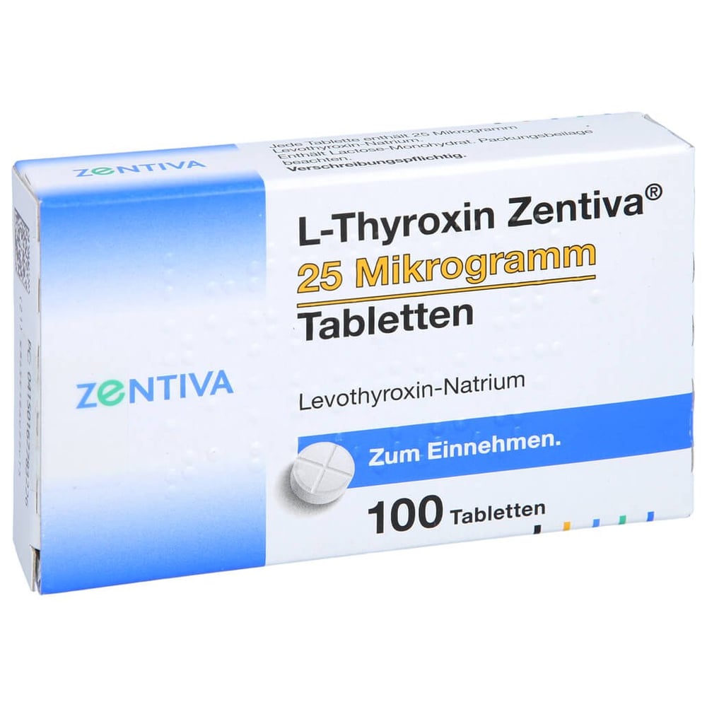 L-Thyroxin Zentiva 25 Mikrogramm