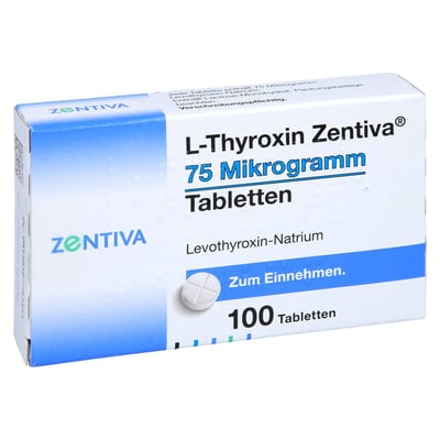 L-Thyroxin Zentiva 75 Mikrogramm