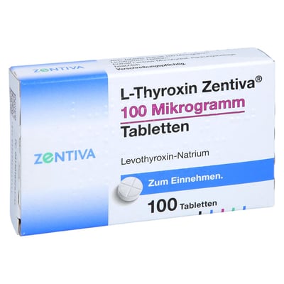 L-Thyroxin Zentiva 100 Mikrogramm