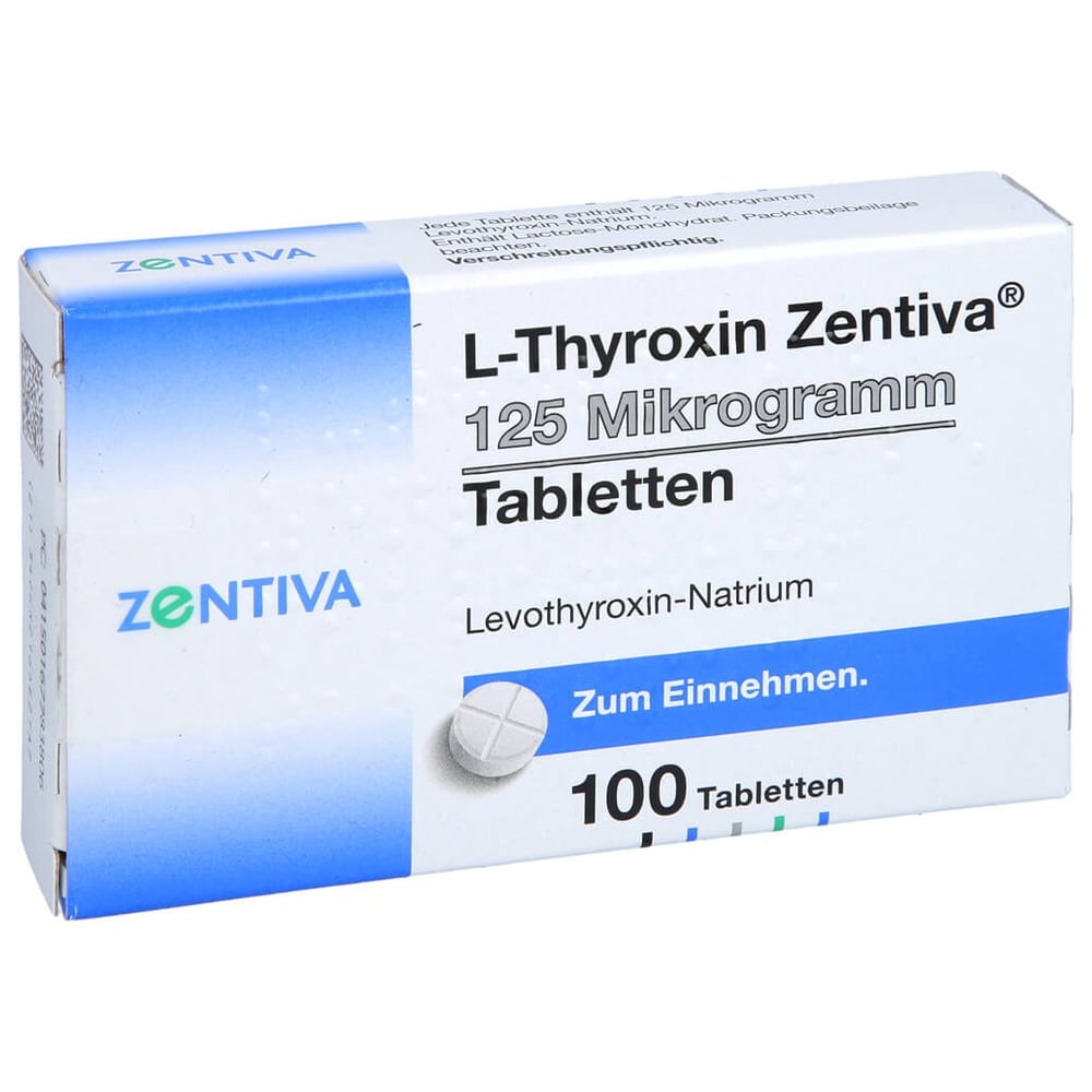 L-Thyroxin Zentiva 125 Mikrogramm