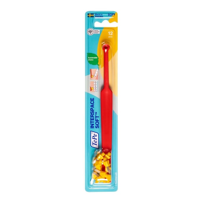TePe Interspace Winkelbürste soft m.12 Wechselk.