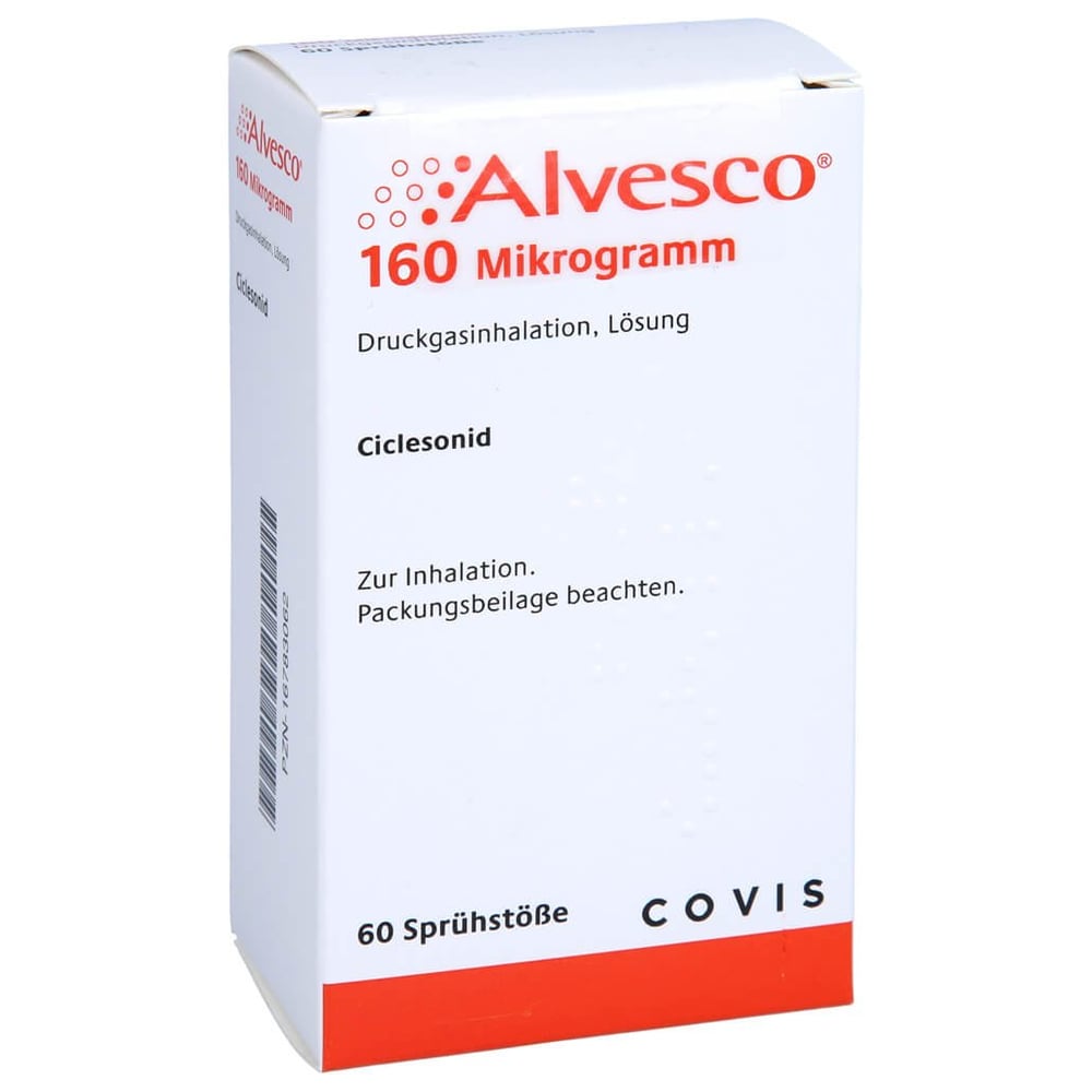 Alvesco 160 Mikrogramm Druckgasinhalation