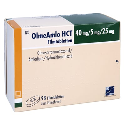 OlmeAmlo HCT 40 mg/5 mg/25 mg
