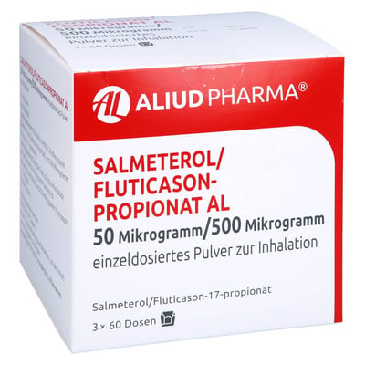 Salmeterol/Fluticasonpropionat AL 50 Mikrogramm/500 Mikrogramm
