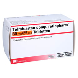 TELMISARTAN comp.ratiopharm 80 mg/25 mg Tabletten