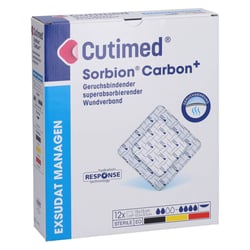 Cutimed Sorbion Carbon Wundverb.15x15 cm steril