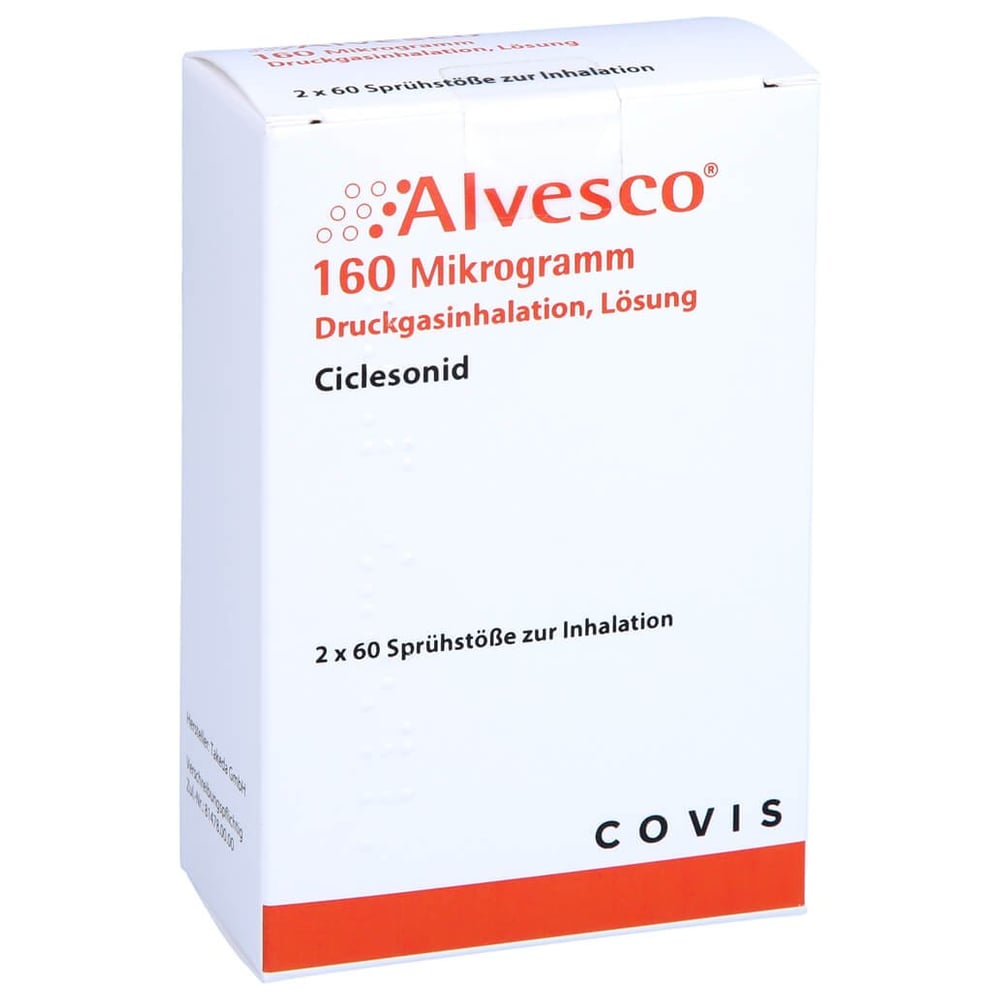 Alvesco 160 Mikrogramm Druckgasinhalation