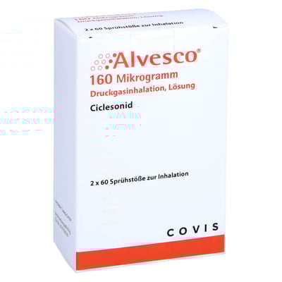 Alvesco 160 Mikrogramm Druckgasinhalation